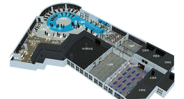 1500平方健身房配置方案-广西米兰·(milan)中国健身器材有限公司